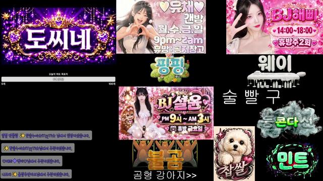 유채❤️도핑핑님의 방송입니다