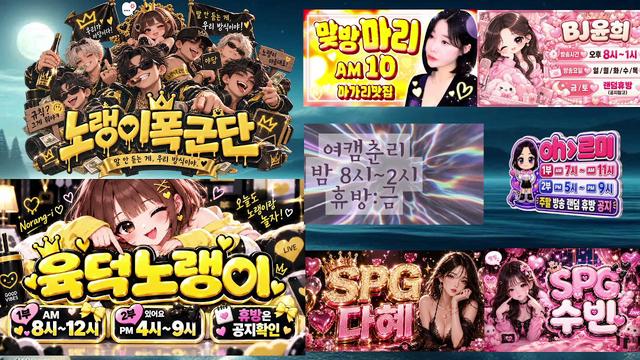 ⭐노랭이폭군단장ღ별이⭐님의 방송입니다