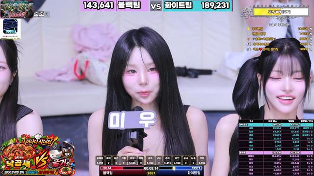  어나더 4기 B팀10화 블랙&화이트 [MC올렛&크림] 유채하x냥순x츄아x리안x채리x미우x크롱x정월x유니x나솜x리즈x쿠미x송화